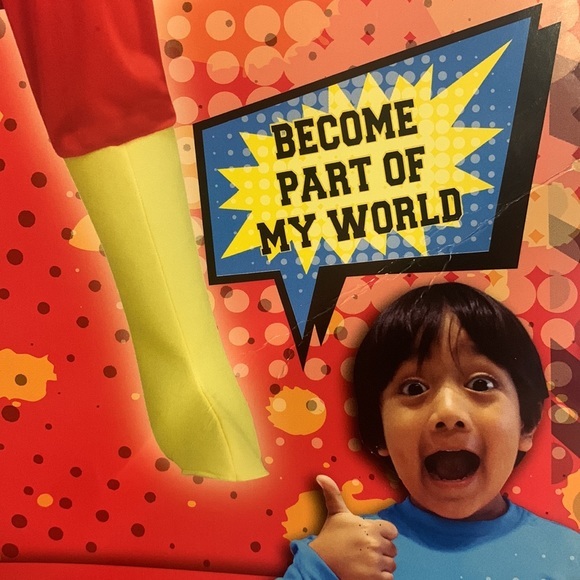 FUN WORLD Costume Ryans World Muscle Ninja shirt, tunic, pants, shin guard, mask - Picture 2 of 3